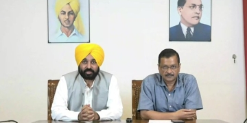 ਅਰਵਿੰਦ ਕੇਜਰੀਵਾਲ ਨੂੰ ਮਿਲਣ ਪਹੁੰਚੇ ਮੁੱਖ ਮੰਤਰੀ ਭਗਵੰਤ ਮਾਨ
