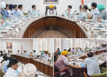 GOVERNMENT OFFICE CM BHAGWANTMAAN MEETING