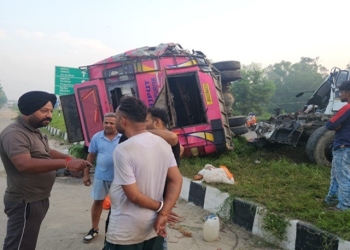 Accident : ਸ਼ਰਧਾਲੂਆਂ ਨਾਲ ਭਰੀ ਬੱਸ ਹੋਈ ਹਾਦਸੇ ਦਾ ਸ਼ਿਕਾਰ ; ਇੱਕ ਦੀ ਮੌਤ