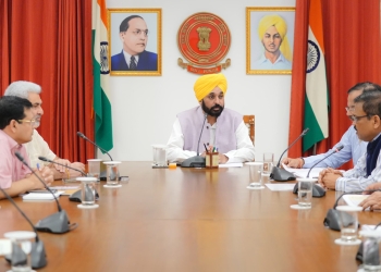 CM ਮਾਨ ਨੇ ਝੋਨੇ ਦੇ ਖਰੀਦ ਕਾਰਜਾਂ ਦਾ ਜਾਇਜ਼ਾ ਲੈਣ ਲਈ ਉੱਚ ਪੱਧਰੀ ਮੀਟਿੰਗ ਦੀ ਕੀਤੀ ਪ੍ਰਧਾਨਗੀ