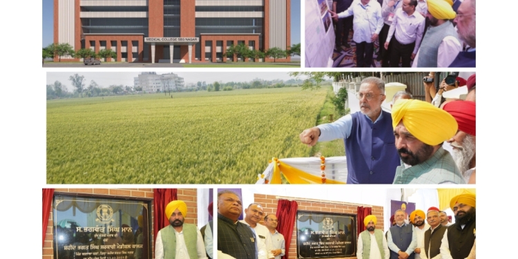 Latest Punjab News: ਦਹਾਕਿਆਂ ਤੋਂ ਅਣਗੌਲੇ ਦੋਆਬਾ ਖੇਤਰ ਨੂੰ ਮੁੱਖ ਮੰਤਰੀ ਦੇ ਯਤਨਾਂ ਸਦਕਾ 36 ਮਹੀਨਿਆਂ ਵਿੱਚ ਤੀਜਾ ਮੈਡੀਕਲ ਕਾਲਜ ਮਿਲਿਆ Latest Punjab News: ਦਹਾਕਿਆਂ ਤੋਂ ਅਣਗੌਲੇ ਦੋਆਬਾ ਖੇਤਰ ਨੂੰ ਮੁੱਖ ਮੰਤਰੀ ਦੇ ਯਤਨਾਂ ਸਦਕਾ 36 ਮਹੀਨਿਆਂ ਵਿੱਚ ਤੀਜਾ ਮੈਡੀਕਲ ਕਾਲਜ ਮਿਲਿਆ