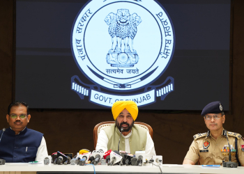 BIG NEWS: ਸੁਰੱਖਿਆ ਸਮੀਖਿਆ; ਮੁੱਖ ਮੰਤਰੀ ਮਾਨ ਨੇ ਉੱਚ ਪੱਧਰੀ ਮੀਟਿੰਗ ਦੀ ਕੀਤੀ ਪ੍ਰਧਾਨਗੀ
