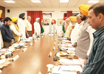 Punjab: ਮੁੱਖ ਮੰਤਰੀ ਦੀ ਅਗਵਾਈ ਹੇਠ ਵਜ਼ਾਰਤ ਵੱਲੋਂ ਪਹਿਲਗਾਮ ਦਹਿਸ਼ਤੀ ਹਮਲੇ ਦੇ ਸ਼ਹੀਦ ਨੂੰ ਸ਼ਰਧਾਂਜਲੀ