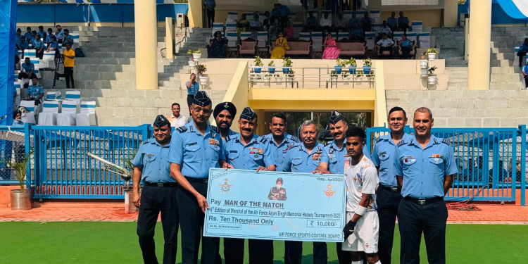 ਮਾਰਸ਼ਲ ਅਰਜਨ ਸਿੰਘ ਮੈਮੋਰੀਅਲ Hockey tournament-2025 ਦੀ ਸ਼ੁਰੂਆਤ ਸ਼ਾਨਦਾਰ ਉਦਘਾਟਨ ਸਮਾਰੋਹ ਨਾਲ ਹੋਈ