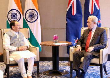 New Zealand ਦੇ ਉਪ ਪ੍ਰਧਾਨ ਮੰਤਰੀ ਨੇ ਭਾਰਤ ਦੌਰਾ ਕੀਤਾ ਸਮਾਪਤ 