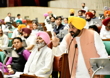 ਮੁੱਖ ਮੰਤਰੀ ਦੀ ਅਗਵਾਈ ’ਚ Punjab ਵਿਧਾਨ ਸਭਾ ਵੱਲੋਂ ਦਰਿਆਈ ਪਾਣੀਆਂ ’ਤੇ BBMB ਦੇ ਕਿਸੇ ਵੀ ਹੁਕਮ ਨੂੰ ਨਾ ਮੰਨਣ ਦਾ ਇਤਿਹਾਸਕ ਮਤਾ ਪਾਸ