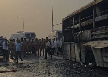 Accident: ਸਵਾਰੀਆਂ ਨਾਲ ਭਰੀ ਬੱਸ ਨੂੰ ਲੱਗੀ ਅੱਗ