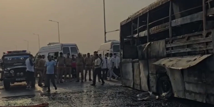 Accident: ਸਵਾਰੀਆਂ ਨਾਲ ਭਰੀ ਬੱਸ ਨੂੰ ਲੱਗੀ ਅੱਗ