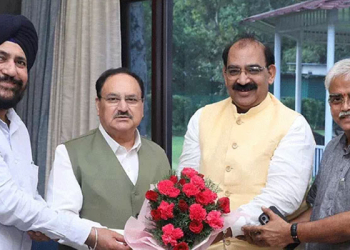BJP Punjab ਦੇ ਕਾਰਜਕਾਰੀ ਪ੍ਰਧਾਨ ਨੇ ਜੇਪੀ ਨੱਡਾ ਨਾਲ ਕੀਤੀ ਮੁਲਾਕਾਤ