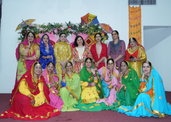 Punjab School Education Board ਦੇ ਮਹਿਲਾ ਸਟਾਫ਼ ਵੱਲੋਂ ਮਨਾਇਆ ਗਿਆ ਤੀਆਂ ਦਾ ਤਿਓਹਾਰ