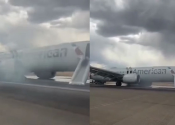 USA: ਬੋਇੰਗ ਜਹਾਜ਼ ‘ਚ ਲੱਗੀ ਅੱਗ, ਐਮਰਜੈਂਸੀ ਸਲਾਈਡਰ ਰਾਹੀਂ ਬਾਹਰ ਕੱਢੇ ਯਾਤਰੀ