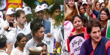 INDI Alliance Protest : ਰਾਹੁਲ-ਪ੍ਰਿਯੰਕਾ ਸਣੇ ਕਈ ਕਾਂਗਰਸੀ ਆਗੂ ਹਿਰਾਸਤ ‘ਚ; ਮਾਹੌਲ ਗਰਮਾਇਆ