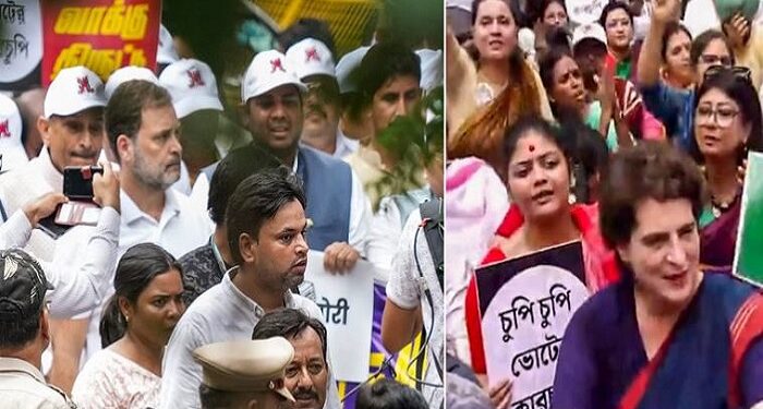 INDI Alliance Protest : ਰਾਹੁਲ-ਪ੍ਰਿਯੰਕਾ ਸਣੇ ਕਈ ਕਾਂਗਰਸੀ ਆਗੂ ਹਿਰਾਸਤ ‘ਚ; ਮਾਹੌਲ ਗਰਮਾਇਆ