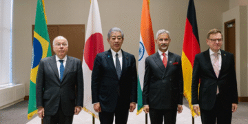 New York : ਐਸ.ਜੈਸ਼ੰਕਰ ਨਿਊਯਾਰਕ ਵਿੱਚ G4 ਵਿਦੇਸ਼ ਮੰਤਰੀਆਂ ਦੀ ਮੀਟਿੰਗ ਵਿੱਚ ਹੋਏ ਸ਼ਾਮਲ