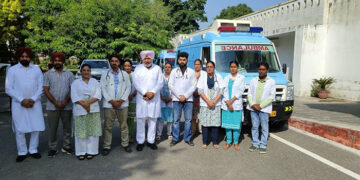 Punjab: ਵਿੱਤ ਮੰਤਰੀ ਹਰਪਾਲ ਚੀਮਾ ਨੇ ਹਲਕਾ ਦਿੜ੍ਹਬਾ ਦੇ ਹੜ੍ਹ ਪ੍ਰਭਾਵਿਤ ਖੇਤਰਾਂ ਲਈ ਭੇਜੀਆਂ ਤਿੰਨ ਐਂਬੂਲੈਂਸਾਂ