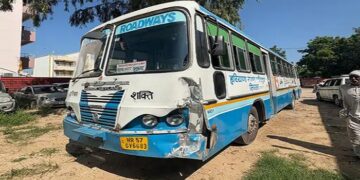 Haryana ਰੋਡਵੇਜ਼ ਬੱਸ ਦੀ ਟਰੈਕਟਰ ਟਰਾਲੀ ਨਾਲ ਭਿਆਨਕ ਟੱਕਰ