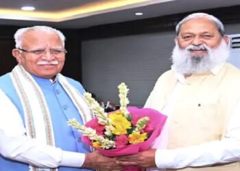 Haryana : ਅਨਿਲ ਵਿਜ ਨੇ ਮਨੋਹਰ ਲਾਲ ਖੱਟਰ ਨਾਲ ਦਿੱਲੀ ਵਿੱਚ ਕੀਤੀ ਮੁਲਾਕਾਤ