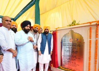Punjab: ਮੁੱਖ ਮੰਤਰੀ ਨੇ ਅਨੰਦਪੁਰ ਸਾਹਿਬ ਵਿਖੇ ਵਿਰਾਸਤੀ ਮਾਰਗ ਦਾ ਨੀਂਹ ਪੱਥਰ ਰੱਖਿਆ