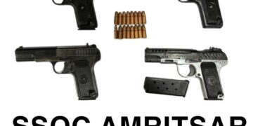 Breaking News: ਤਸਕਰੀ ਮਾਡਿਊਲ ਨਾਲ ਜੁੜੇ ਚਾਰ ਵਿਅਕਤੀ 4 ਅਤਿ-ਆਧੁਨਿਕ ਪਿਸਤੌਲਾਂ ਸਮੇਤ ਗ੍ਰਿਫ਼ਤਾਰ Breaking News: ਤਸਕਰੀ ਮਾਡਿਊਲ ਨਾਲ ਜੁੜੇ ਚਾਰ ਵਿਅਕਤੀ 4 ਅਤਿ-ਆਧੁਨਿਕ ਪਿਸਤੌਲਾਂ ਸਮੇਤ ਗ੍ਰਿਫ਼ਤਾਰ