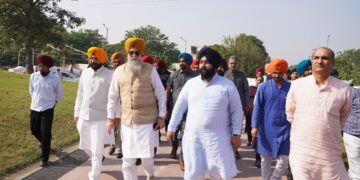 Latest News: ਨੌਵੇਂ ਪਾਤਸ਼ਾਹ ਗੁਰੂ ਤੇਗ ਬਹਾਦਰ ਦੇ ਸ਼ਹੀਦੀ ਦਿਹਾੜੇ ਨੂੰ ਸਮਰਪਿਤ ਆਰਜ਼ੀ ਵਿਧਾਨ ਸਭਾ ਦੀ ਉਸਾਰੀ 20 ਨਵੰਬਰ ਤੱਕ ਮੁਕੰਮਲ ਹੋਵੇਗੀ: ਸਪੀਕਰ Latest News: ਨੌਵੇਂ ਪਾਤਸ਼ਾਹ ਗੁਰੂ ਤੇਗ ਬਹਾਦਰ ਦੇ ਸ਼ਹੀਦੀ ਦਿਹਾੜੇ ਨੂੰ ਸਮਰਪਿਤ ਆਰਜ਼ੀ ਵਿਧਾਨ ਸਭਾ ਦੀ ਉਸਾਰੀ 20 ਨਵੰਬਰ ਤੱਕ ਮੁਕੰਮਲ ਹੋਵੇਗੀ: ਸਪੀਕਰ