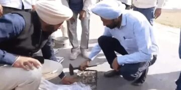 PUNJAB : ਮੰਡੀ ਬੋਰਡ ਦਾ JE ਬਰਖਾਸਤ ;  ਸੀਐਮ ਫਲਾਇੰਗ ਸਕੁਐਡ ਨੇ ਸੜਕ ਨਿਰਮਾਣ ਵਿੱਚ ਲਾਪਰਵਾਹੀ ਵਿਰੁੱਧ ਕੀਤੀ ਕਾਰਵਾਈ 