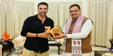 Bollywood ਅਦਾਕਾਰ ਅਕਸ਼ੈ ਕੁਮਾਰ ਨੇ ਮੁੱਖ ਮੰਤਰੀ ਭਜਨ ਲਾਲ ਸ਼ਰਮਾ ਨਾਲ ਕੀਤੀ ਮੁਲਾਕਾਤ Bollywood ਅਦਾਕਾਰ ਅਕਸ਼ੈ ਕੁਮਾਰ ਨੇ ਮੁੱਖ ਮੰਤਰੀ ਭਜਨ ਲਾਲ ਸ਼ਰਮਾ ਨਾਲ ਕੀਤੀ ਮੁਲਾਕਾਤ