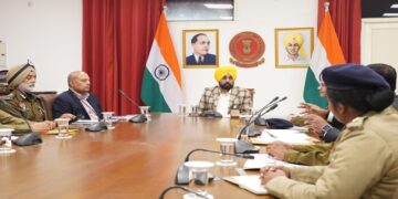 Punjab ਮੁੱਖ ਮੰਤਰੀ ਭਗਵੰਤ ਸਿੰਘ ਮਾਨ ਨੇ ਪੰਜਾਬ ‘ਚ ਕਾਨੂੰਨ ਵਿਵਸਥਾ ਬਾਰੇ ਮੀਟਿੰਗ ਦੀ ਕੀਤੀ ਪ੍ਰਧਾਨਗੀ