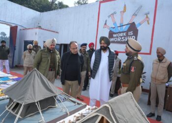 ਜੇਲ੍ਹ ਮੰਤਰੀ ਲਾਲਜੀਤ ਸਿੰਘ ਭੁੱਲਰ ਵੱਲੋਂ Patiala ਅਤੇ ਨਾਭਾ ਜੇਲ੍ਹਾਂ ਦਾ ਅਚਨਚੇਤ ਨਿਰੀਖਣ