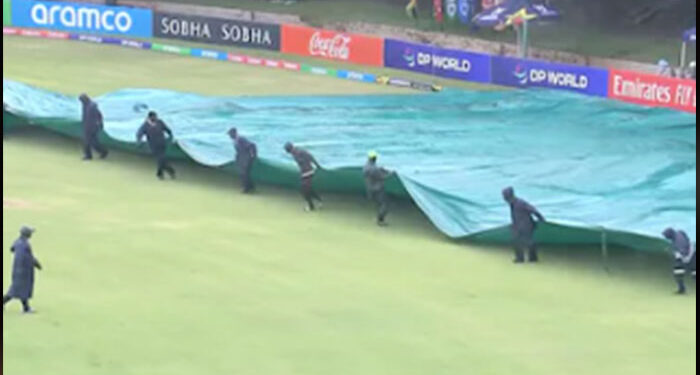 U19 World Cup: ਮੀਂਹ ਕਾਰਨ ਭਾਰਤ-ਨਿਊਜ਼ੀਲੈਂਡ ਮੈਚ ਵਿੱਚ ਹੋਈ ਦੇਰੀ U19 World Cup: ਮੀਂਹ ਕਾਰਨ ਭਾਰਤ-ਨਿਊਜ਼ੀਲੈਂਡ ਮੈਚ ਵਿੱਚ ਹੋਈ ਦੇਰੀ