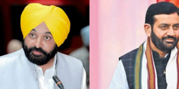 SYL ਵਿਵਾਦ : ਮੁੱਖ ਮੰਤਰੀ ਭਗਵੰਤ ਮਾਨ ਤੇ ਨਾਇਬ ਸੈਣੀ ਵਿਚਾਲੇ ਅਹਿਮ ਮੀਟਿੰਗ ਥੋੜ੍ਹੀ ਦੇਰ ‘ਚ