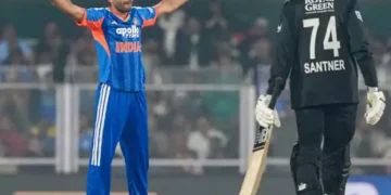 Ind Vs NZ : ਭਾਰਤ – ਨਿਊਜ਼ੀਲੈਂਡ ਵਿਚਕਾਰ ਤੀਜਾ ਟੀ-20 ਮੈਚ ਜਾਰੀ; ਨਿਊਜ਼ੀਲੈਂਡ ਨੇ ਭਾਰਤ ਨੂੰ ਦਿੱਤਾ ਟੀਚਾ