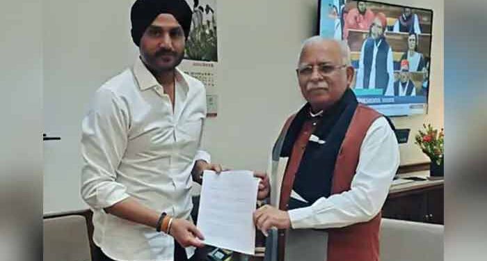 Punjab: ਰਾਜ ਸਭਾ ਮੈਂਬਰ ਹਰਭਜਨ ਸਿੰਘ ਨੇ ਕੇਂਦਰੀ ਮੰਤਰੀ ਖੱਟਰ ਨਾਲ ਕੀਤੀ ਮੁਲਾਕਾਤ, ਕੀਤੀ ਇਹ ਮੰਗ Punjab: ਰਾਜ ਸਭਾ ਮੈਂਬਰ ਹਰਭਜਨ ਸਿੰਘ ਨੇ ਕੇਂਦਰੀ ਮੰਤਰੀ ਖੱਟਰ ਨਾਲ ਕੀਤੀ ਮੁਲਾਕਾਤ, ਕੀਤੀ ਇਹ ਮੰਗ