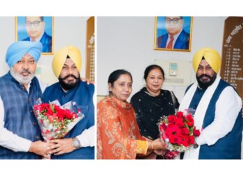 ਅਨੁਸੂਚਿਤ ਜਾਤੀਆਂ ਦੇ ਸਸ਼ਕਤੀਕਰਨ ਵੱਲ ਮਜ਼ਬੂਤ ਕਦਮ: ਬਲਜਿੰਦਰ ਸਿੰਘ ਚੌਂਦਾ ਨੇ PUNJAB ਐਸ.ਸੀ ਭੋਂ ਵਿਕਾਸ ਅਤੇ ਵਿੱਤ ਕਾਰਪੋਰੇਸ਼ਨ ਦੇ ਚੇਅਰਮੈਨ ਵਜੋਂ ਸੰਭਾਲਿਆ ਕਾਰਜਭਾਰ ਅਨੁਸੂਚਿਤ ਜਾਤੀਆਂ ਦੇ ਸਸ਼ਕਤੀਕਰਨ ਵੱਲ ਮਜ਼ਬੂਤ ਕਦਮ: ਬਲਜਿੰਦਰ ਸਿੰਘ ਚੌਂਦਾ ਨੇ PUNJAB ਐਸ.ਸੀ ਭੋਂ ਵਿਕਾਸ ਅਤੇ ਵਿੱਤ ਕਾਰਪੋਰੇਸ਼ਨ ਦੇ ਚੇਅਰਮੈਨ ਵਜੋਂ ਸੰਭਾਲਿਆ ਕਾਰਜਭਾਰ