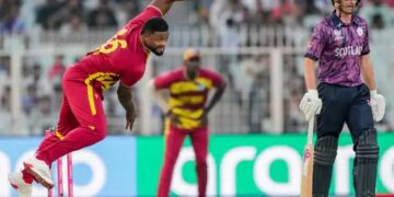 T20 World Cup : ਵੈਸਟਇੰਡੀਜ਼ ਨੇ ਵਿਸ਼ਵ ਕੱਪ ‘ਚ ਕੀਤੀ ਜੇਤੂ ਸ਼ੁਰੂਆਤ ; ਸਕਾਟਲੈਂਡ ਨੂੰ 35 ਦੌੜਾਂ ਨਾਲ ਹਰਾਇਆ