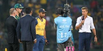 T20 World Cup : ਆਸਟ੍ਰੇਲੀਆ ਅਤੇ ਸ਼੍ਰੀਲੰਕਾ ਵਿਚਾਲੇ ਮੁਕਾਬਲਾ ਜਾਰੀ ; ਸ਼੍ਰੀਲੰਕਾ ਨੇ ਟਾਸ ਜਿੱਤ ਕੇ ਲਿਆ ਗੇਂਦਬਾਜ਼ੀ ਦਾ ਫੈਸਲਾ