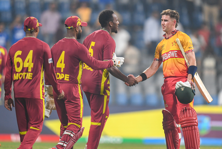 T20 World Cup : ਵੈਸਟ ਇੰਡੀਜ਼ ਦੀ ਸ਼ਾਨਦਾਰ ਜਿੱਤ ; ਜ਼ਿੰਬਾਬਵੇ ਨੂੰ 107 ਦੌੜਾਂ ਨਾਲ ਹਰਾਇਆ T20 World Cup : ਵੈਸਟ ਇੰਡੀਜ਼ ਦੀ ਸ਼ਾਨਦਾਰ ਜਿੱਤ ; ਜ਼ਿੰਬਾਬਵੇ ਨੂੰ 107 ਦੌੜਾਂ ਨਾਲ ਹਰਾਇਆ