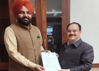 Amritsar : ਗੁਰਜੀਤ ਸਿੰਘ ਔਜਲਾ ਨੇ ਜੇ.ਪੀ ਨੱਡਾ ਨਾਲ ਕੀਤੀ ਮੁਲਾਕਾਤ