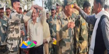 BSF ਨੇ ਪਾਕਿ ਸਰਹੱਦ ‘ਤੇ ਸ਼ਹੀਦਾਂ ਦੇ ਪਰਿਵਾਰਾਂ ਨਾਲ ਮਨਾਈ ਹੋਲੀ