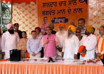 PUNJAB ਭਾਰਤ ਦਾ ਮੋਹਰੀ ਸੂਬਾ ਬਣਨ ਵੱਲ ਲਗਾਤਾਰ ਵਧ ਰਿਹਾ ਹੈ – ਕੈਬਨਿਟ ਮੰਤਰੀ ਸੰਜੀਵ ਅਰੋੜਾ