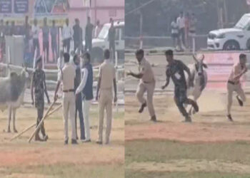 Breaking: ਬਿਹਾਰ ਦੇ CM ਨਿਤੀਸ਼ ਕੁਮਾਰ ਦੀ ਸੁਰੱਖਿਆ ‘ਚ ਚੂਕ: ਹੈਲੀਪੈਡ ਵਾਲੀ ਥਾਂ ‘ਤੇ ਜਾ ਵੜਿਆ ਸਾਨ੍ਹ