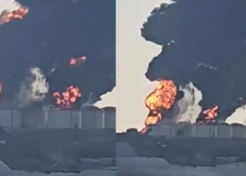 Iran Israel War: ਓਮਾਨ ਦੇ ਸਲਾਲਾਹ ਬੰਦਰਗਾਹ ‘ਤੇ ਤੇਲ ਭੰਡਾਰ ‘ਤੇ ਡਰੋਨ ਹਮਲਾ: ਤੇਲ ਟੈਂਕਾਂ ਨੂੰ ਲੱਗੀ ਅੱਗ