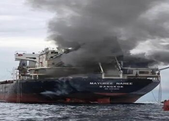 Thai Ship attack :ਹੋਰਮੁਜ਼ ਜਲਡਮਰੂ ‘ਚ ਥਾਈ ਜਹਾਜ਼ ‘ਮਯੂਰੀ ਨਾਰੀ’ ‘ਤੇ ਹਮਲਾ