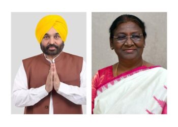 ਰਾਜ ਸਭਾ ਮੈਂਬਰਾਂ ਵੱਲੋਂ ਪਾਰਟੀ ਬਦਲਣ ਦੇ ਸਬੰਧ ਵਿੱਚ ਮੁੱਖ ਮੰਤਰੀ ਭਗਵੰਤ ਸਿੰਘ ਮਾਨ 5 ਮਈ ਨੂੰ ਰਾਸ਼ਟਰਪਤੀ ਨਾਲ ਮੁਲਾਕਾਤ ਕਰਨਗੇ; ਲੋਕਾਂ ਦੇ ਫਤਵੇ ਨਾਲ ਕੀਤੇ ਵਿਸ਼ਵਾਸਘਾਤ ਦਾ ਮੁੱਦਾ ਉਠਾਇਆ ਜਾਵੇਗਾ