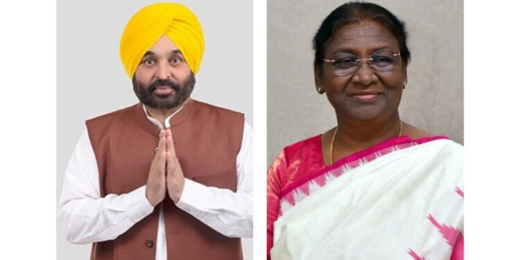 ਰਾਜ ਸਭਾ ਮੈਂਬਰਾਂ ਵੱਲੋਂ ਪਾਰਟੀ ਬਦਲਣ ਦੇ ਸਬੰਧ ਵਿੱਚ ਮੁੱਖ ਮੰਤਰੀ ਭਗਵੰਤ ਸਿੰਘ ਮਾਨ 5 ਮਈ ਨੂੰ ਰਾਸ਼ਟਰਪਤੀ ਨਾਲ ਮੁਲਾਕਾਤ ਕਰਨਗੇ; ਲੋਕਾਂ ਦੇ ਫਤਵੇ ਨਾਲ ਕੀਤੇ ਵਿਸ਼ਵਾਸਘਾਤ ਦਾ ਮੁੱਦਾ ਉਠਾਇਆ ਜਾਵੇਗਾ