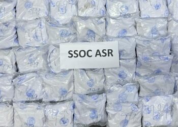 ਸਰਹੱਦ ਪਾਰੋਂ ਨਸ਼ਾ ਤਸਕਰੀ ਕਰਨ ਵਾਲੇ ਮਾਡਿਊਲ ਦੇ ਦੋ ਵਿਅਕਤੀ 64.6 ਕਿਲੋ ਹੈਰੋਇਨ ਸਮੇਤ ਅੰਮ੍ਰਿਤਸਰ ਤੋੰ ਕਾਬੂ