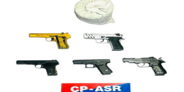 Punjab: ICE, 5 ਪਿਸਤੌਲਾਂ ਅਤੇ ਜ਼ਿੰਦਾ ਕਾਰਤੂਸਾਂ ਸਮੇਤ ਤਿੰਨ ਗ੍ਰਿਫਤਾਰ