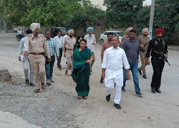 ਵਿਧਾਇਕ ਡਾ. ਵਿਜੈ ਸਿੰਗਲਾ ਅਤੇ ਡਿਪਟੀ ਕਮਿਸ਼ਨਰ ਨਵਜੋਤ ਕੌਰ ਵੱਲੋਂ ਮਾਨਸਾ ਸ਼ਹਿਰ ਦੇ ਵਿਕਾਸ ਕਾਰਜਾਂ ਦਾ ਨਿਰੀਖਣ