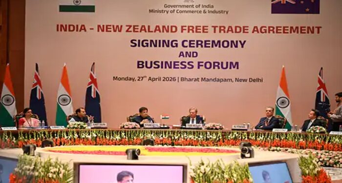Ind-NZ FTA: ਭਾਰਤ-ਨਿਊਜ਼ੀਲੈਂਡ ਵਿਚਾਲੇ ਇਤਿਹਾਸਕ ਮੁਕਤ ਵਪਾਰ ਸਮਝੌਤਾ ਸਹੀਬੱਧ