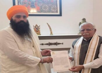 Haryana : ਕੇਂਦਰੀ ਮੰਤਰੀ ਮਨੋਹਰ ਲਾਲ ਨਾਲ ਜਥੇਦਾਰ ਦਾਦੂਵਾਲ ਨੇ ਕੀਤੀ ਮੁਲਾਕਾਤ; ਸੌਂਪਿਆ ਮੰਗ ਪੱਤਰ