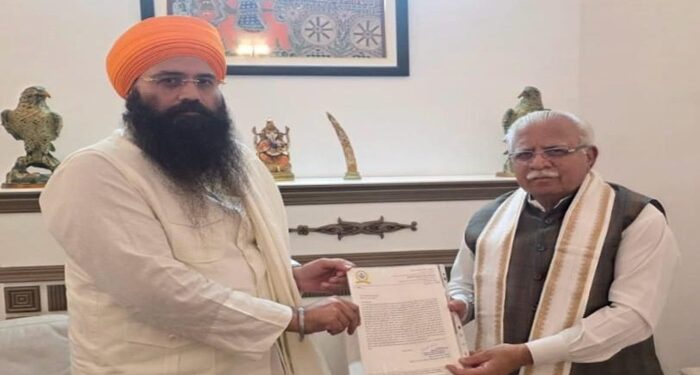 Haryana : ਕੇਂਦਰੀ ਮੰਤਰੀ ਮਨੋਹਰ ਲਾਲ ਨਾਲ ਜਥੇਦਾਰ ਦਾਦੂਵਾਲ ਨੇ ਕੀਤੀ ਮੁਲਾਕਾਤ; ਸੌਂਪਿਆ ਮੰਗ ਪੱਤਰ